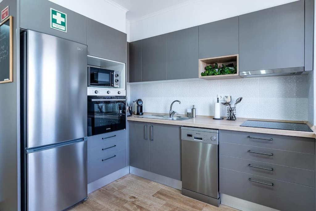 Apartamento Faro Center With Ac & Wifi Exterior foto